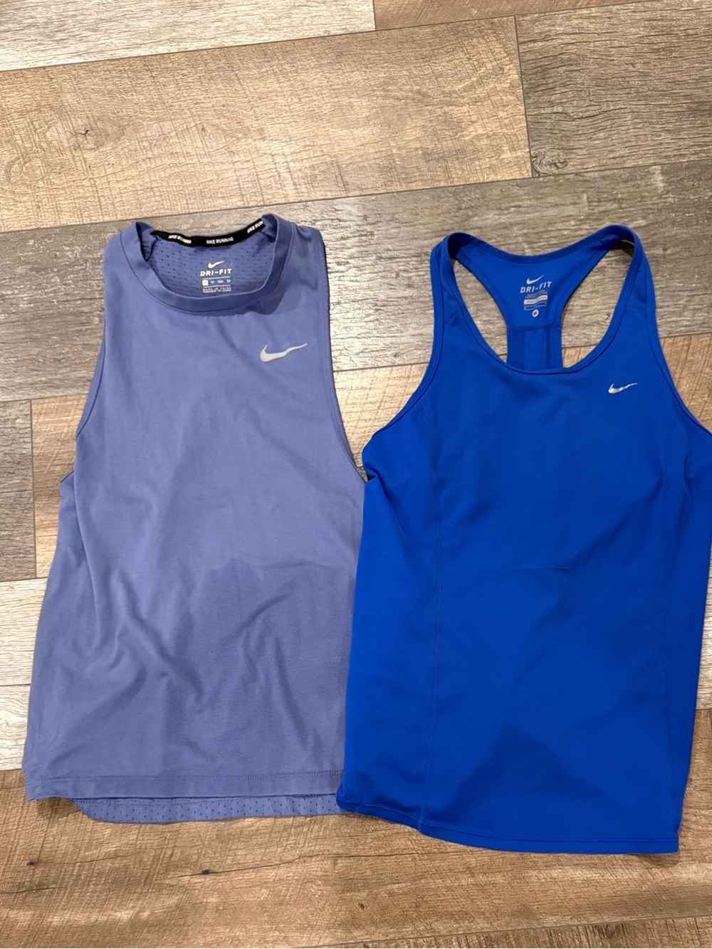 Nike Dri FIT Running Tee - lavender & blue